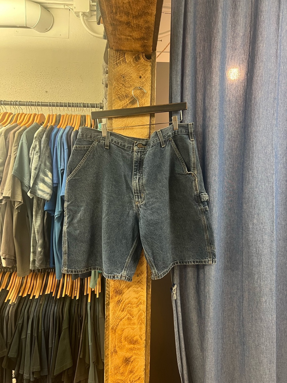Vintage Carhartt Blue Denim Shorts